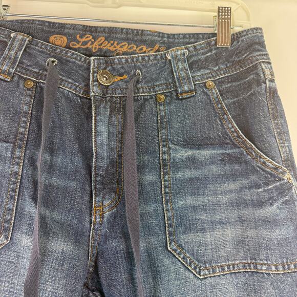 Life Is Good Women's Bermuda Cargo Shorts Size 10 - Picture 6 of 6